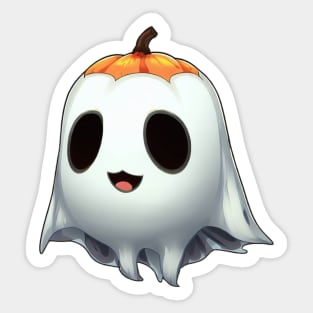 Pumpkin Ghosty Sticker